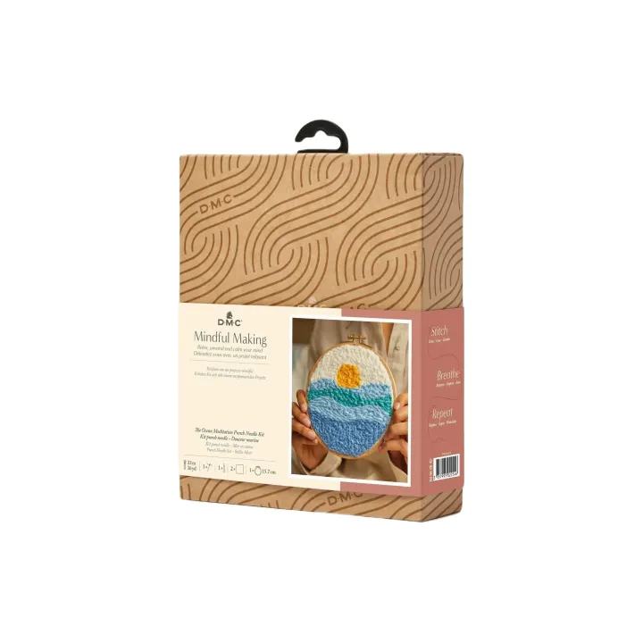 DMC Set de broderie Mindful Making la mer, O 15.7 cm