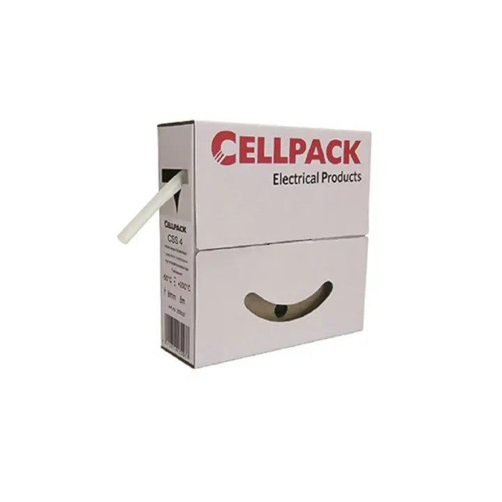 Cellpack AG Tuyau haute température 8 m x 8 mm, Transparent