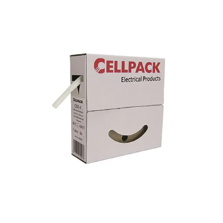 Cellpack AG Tuyau haute température 8 m x 12 mm, Transparent