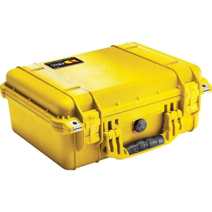 Peli Mallette de protection 1450 sans garniture en mousse, Jaune