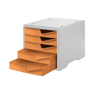 Styro Boîte à tiroirs Styroswingbox Gris clair-abricot