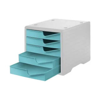 Styro Boîte à tiroirs Styroswingbox Gris clair-Aqua