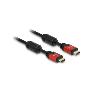 Delock Câble 4K 30Hz HDMI - HDMI, 5 m, Rouge-Noir