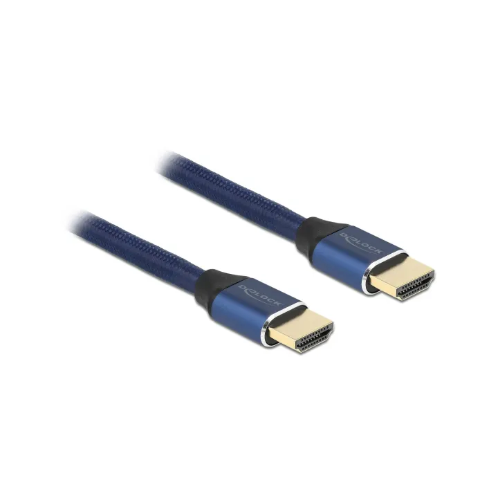 Delock Câble 8K 60Hz HDMI - HDMI, 1 m, Bleu