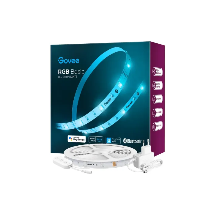 Govee Bande LED Basic Wi-Fi + Bluetooth, 5 m, RGB