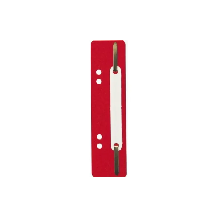 Exacompta Bandes de reliure avec double perforation, 25 pièces, rouge