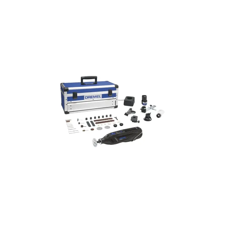 Dremel Set di strumenti multifunzionali 8260, 2x 3.0 Ah, 12 V, 65 pièces