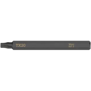 Wera Embout 867 S Torx TX20, 1 Pièce-s pièce(s)