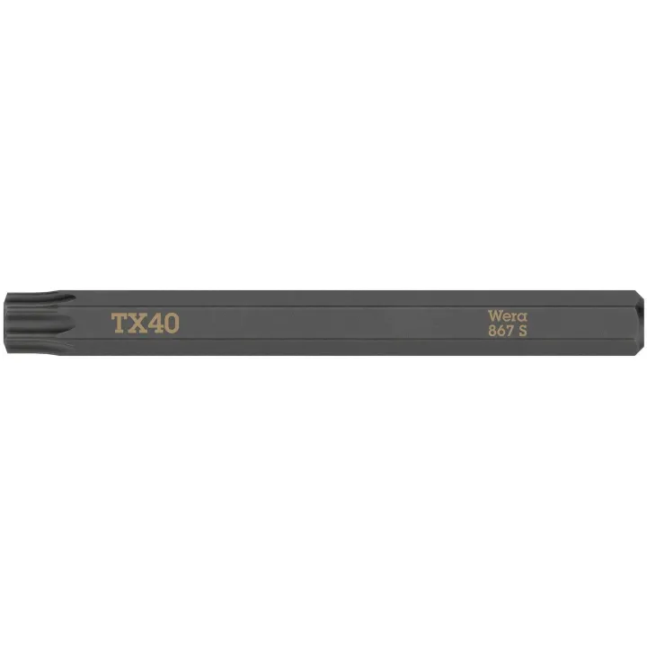 Wera Embout 867 S Torx TX40, 1 Pièce-s pièce(s)