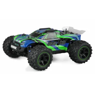 Amewi Truggy Hyper GO Brushed 4WD, bleu-vert RTR, 1:16