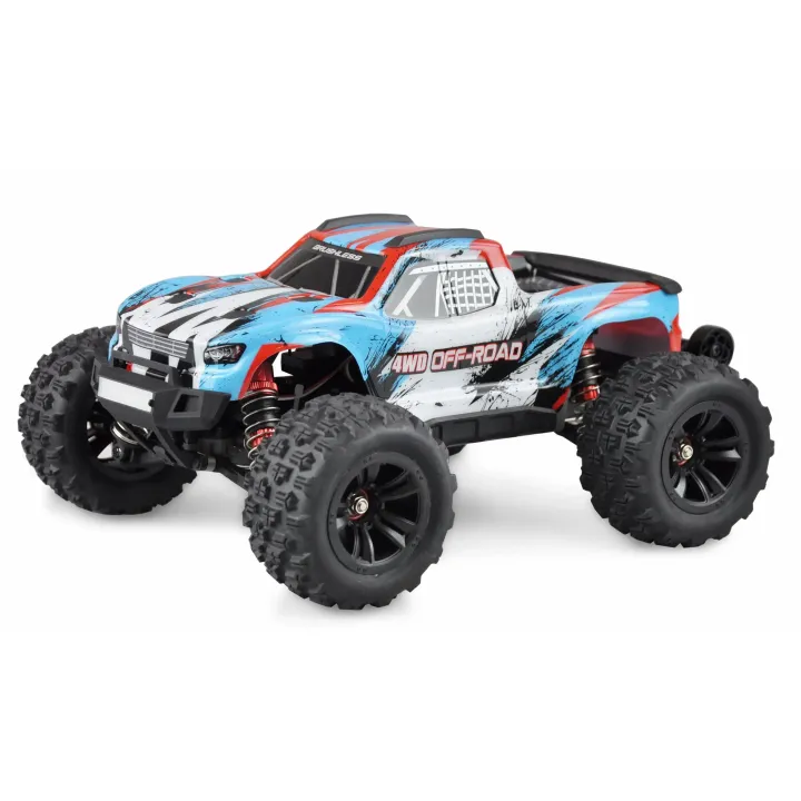 Amewi Monster Truck Hyper GO Brushless 4WD, bleu-blanc, 1:16, RTR