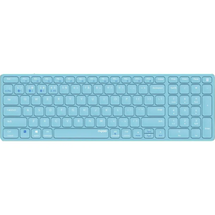 Rapoo Clavier radio E9700M ultra-mince Bleu