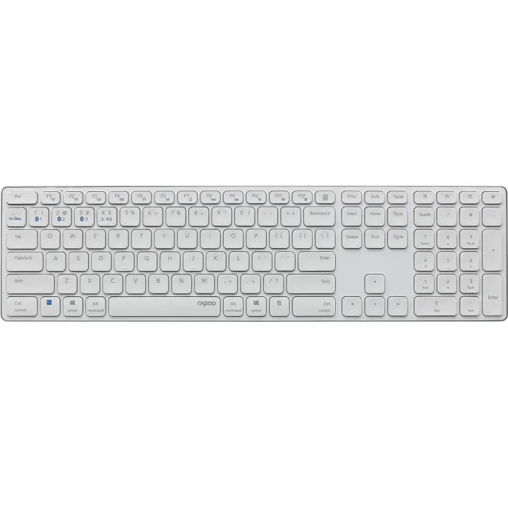 Rapoo Clavier E9800M ultraslim Blanc