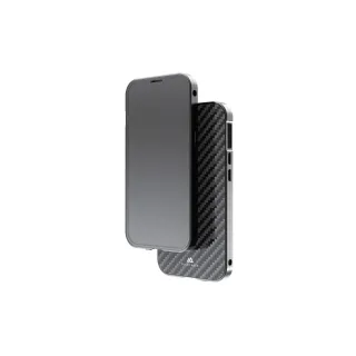 Black Rock Coque arrière 360° Glass iPhone 14 , Real Carbon