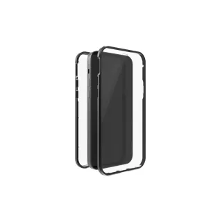 Black Rock Coque arrière 360° Glass iPhone 14 , noir