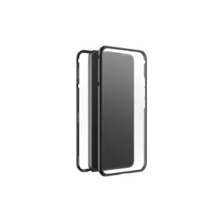 Black Rock Coque arrière 360° Glass Galaxy S21 (5G) , noir