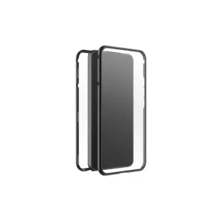 Black Rock Coque arrière 360° Glass Galaxy S21 (5G) , argent