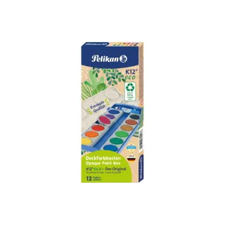 Pelikan Peinture luminescente dans la boîte dencre opaque Eco, 12 couleurs