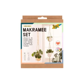 Folia Kits de bricolage Macramé Urban Jungle 7 pièces