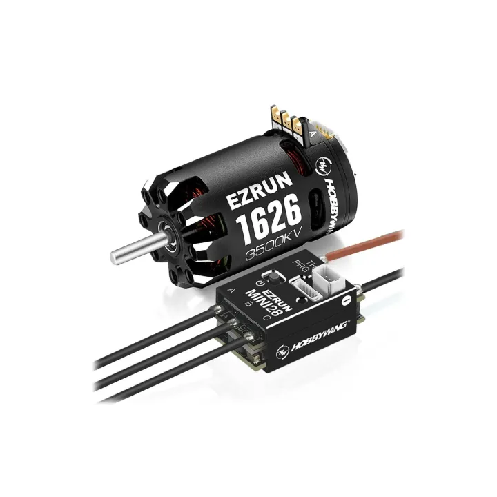 Hobbywing Kits d’entraînement sans brosse Ezrun Mini28 Combo 1626SD 3500kV