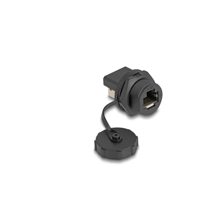 Delock Accouplement RJ45 Cat.6A avec chapeau de protection, pour installation intégrée 1 Pièce-s