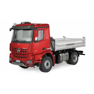 Amewi Camion-benne Pro Hydraulik, MB Arocs, rouge, 1:14, RTR