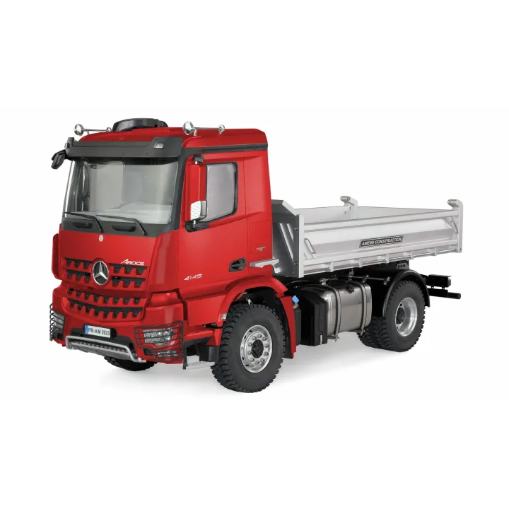 Amewi Camion-benne Pro Hydraulik, MB Arocs, rouge, 1:14, RTR