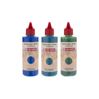 Talens Peinture pour textile Set 3 x 85 ml, bleu