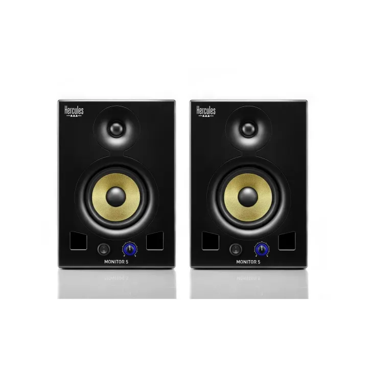 Hercules Moniteurs de studio Monitor 5 – Paire, 2x 80 W