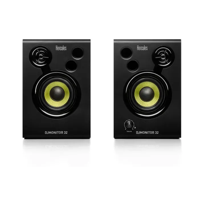 Hercules Moniteurs de studio DJMonitor 32 – Paire, 2x 15 W