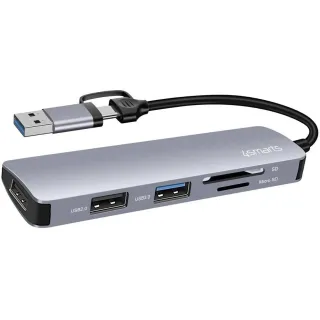4smarts Hub USB 5in1 Hub universel multiport USB-A-USB-C