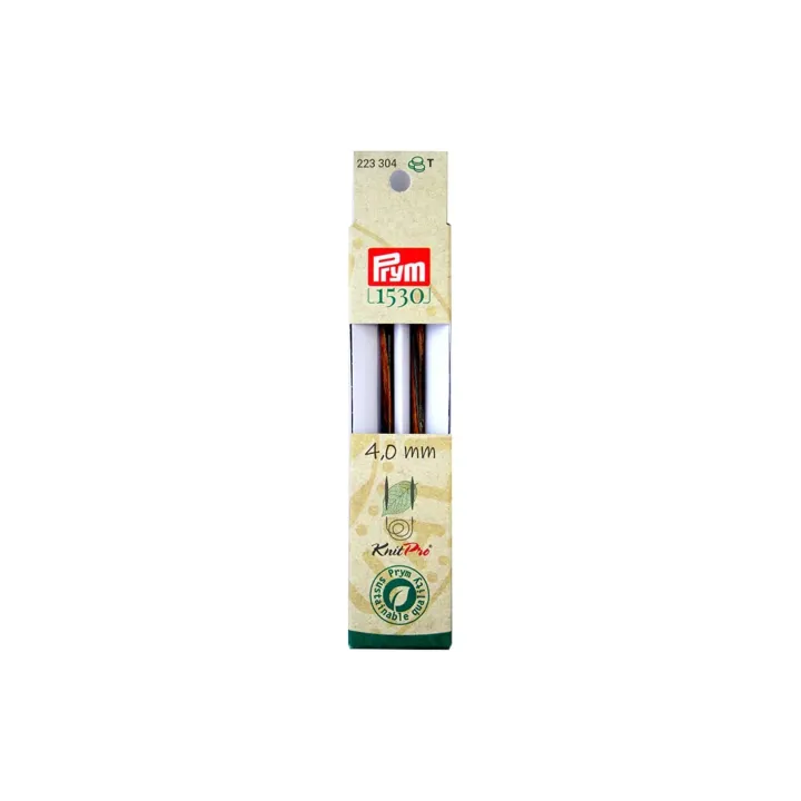 Prym 1530 Pointes daiguilles à tricoter Natural, long 4.00 mm, 11.6 cm