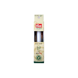 Prym 1530 Pointes daiguilles à tricoter Natural, long 6.50 mm, 11.6 cm