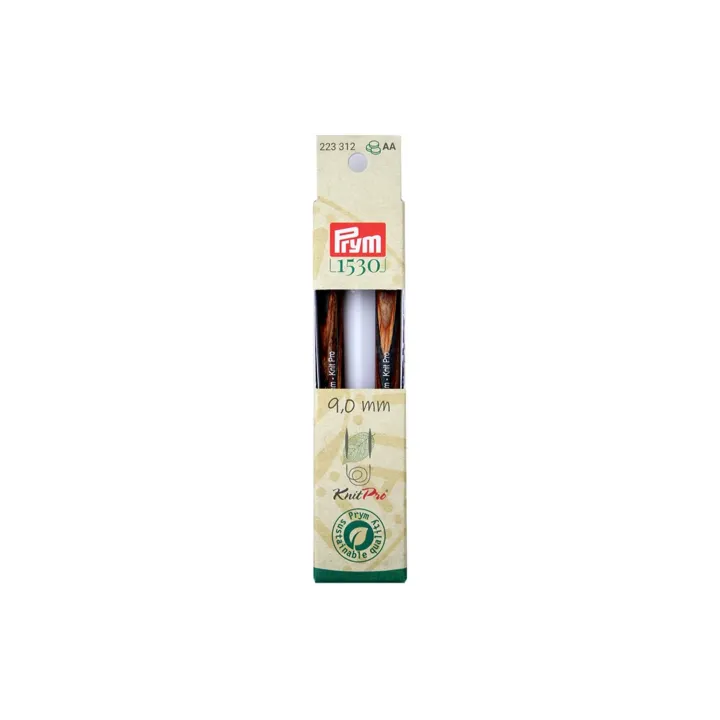 Prym Pointes daiguilles à tricoter Natural, long 9.00 mm, 12.8 cm