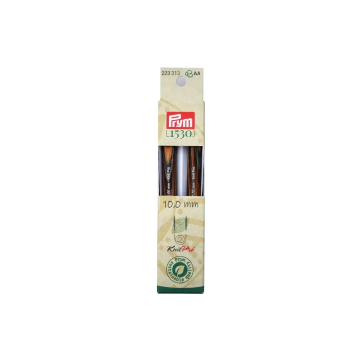 Prym 1530 Pointes daiguilles à tricoter Natural, long 10.00 mm, 12.8 cm