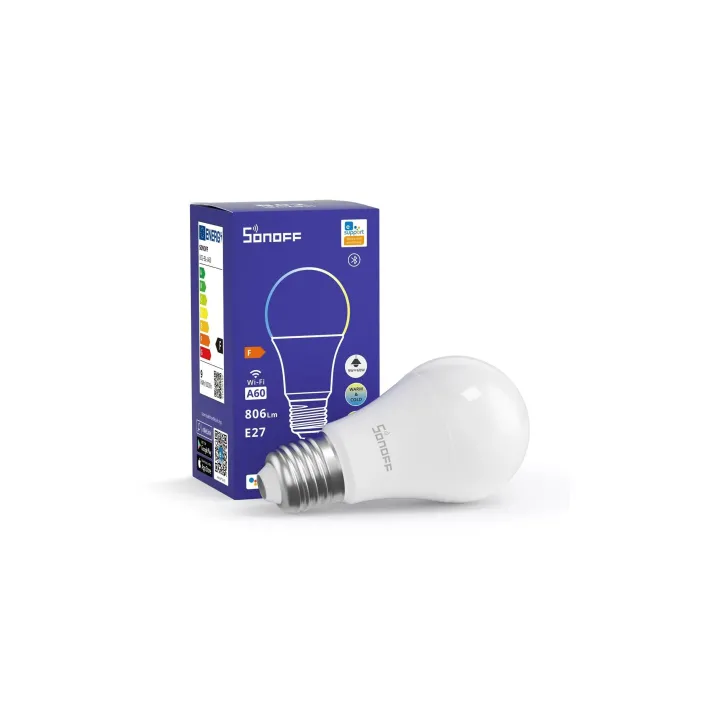 SONOFF Ampoule B02-BL-A60, WiFi-LED, 2700K - 6500K, E27