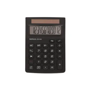 Maul Calculatrice ECO 650, 12 chiffres, noir