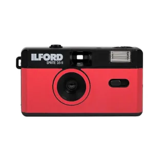 Ilford Caméra analogique Sprite 35-II Red & Black