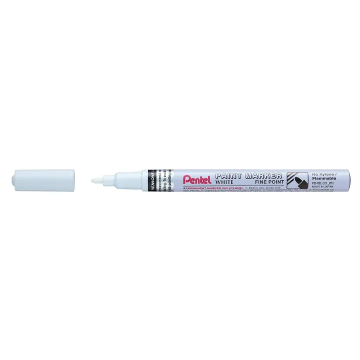 pentel Marqueur indélébile Paint 1,5 mm, Blanc