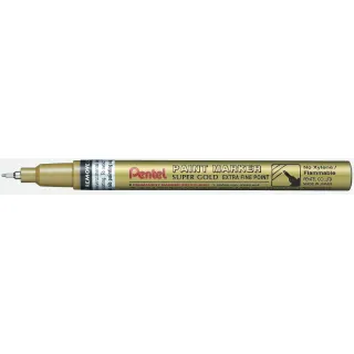 pentel Marqueur indélébile Paint 0.7 mm, Or métallique