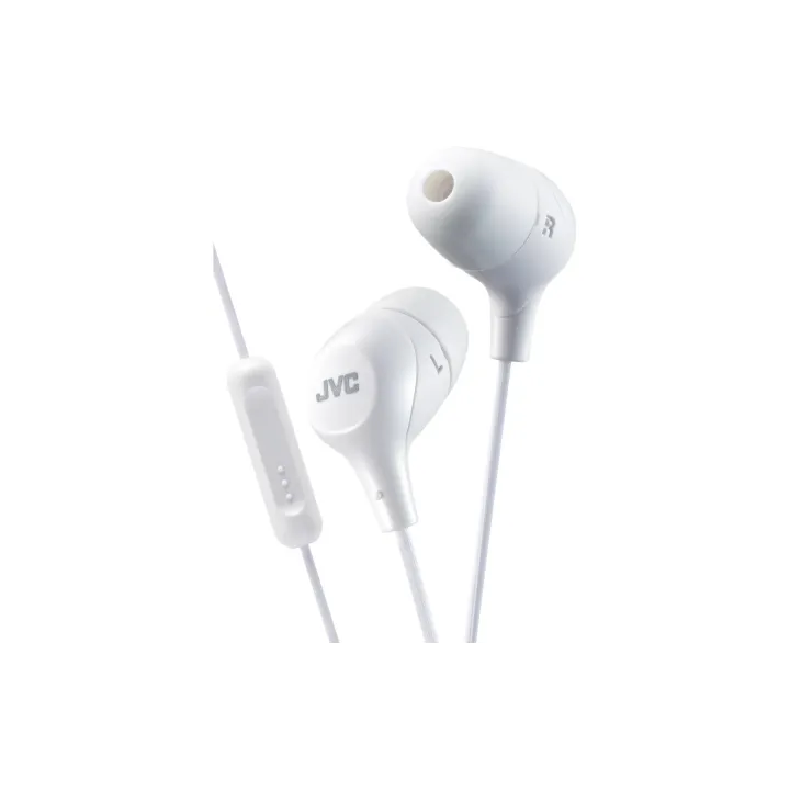 JVC Écouteurs intra-auriculaires HA-FX38M – Blanc