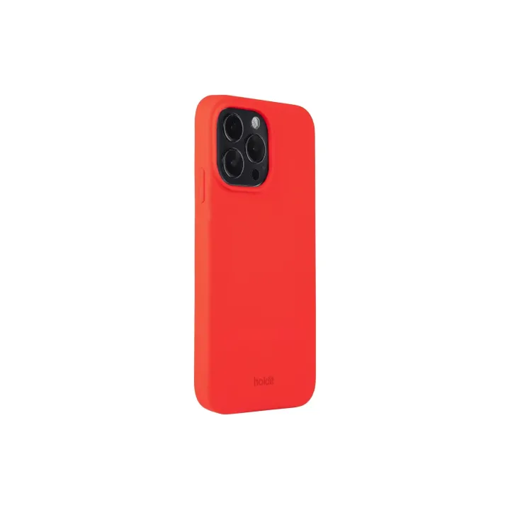 Holdit Coque arrière Silicone iPhone 14 Pro Max Chili Red