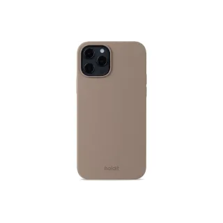 Holdit Coque arrière Silicone iPhone 12-12 Pro Mocha Brown