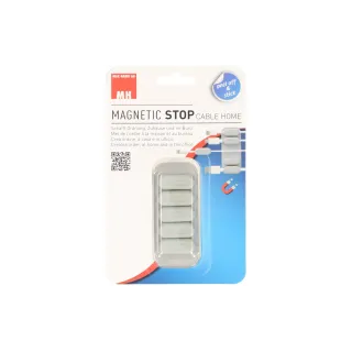 Max Hauri Porte-câble Magnetic Stop, Gris