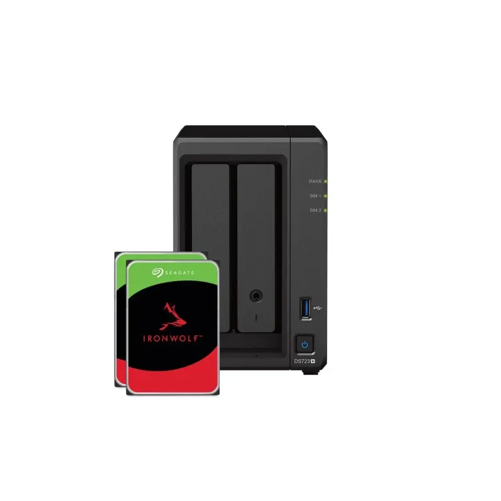 Synology NAS DiskStation DS723+ 2-bay Seagate Ironwolf 4 TB