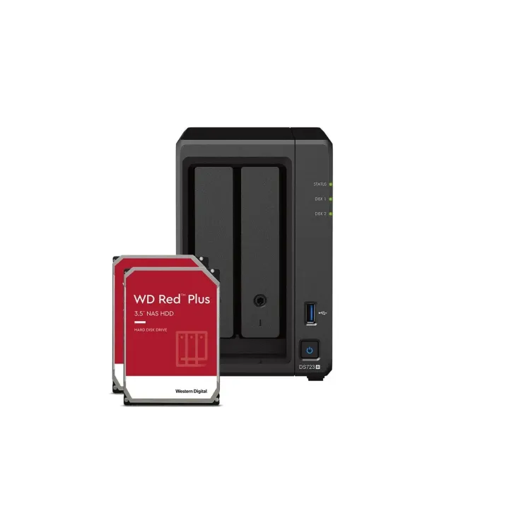 Synology NAS DiskStation DS723+ 2-bay WD Red Plus 4 TB