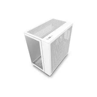 NZXT Boîtier d’ordinateur H9 Flow Blanc mat