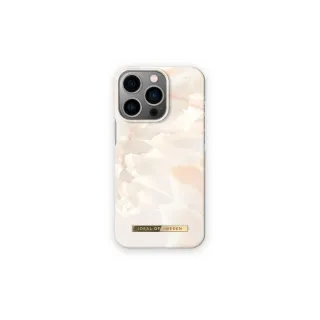 Ideal of Sweden Coque arrière Rose Pearl Marble iPhone 14 Pro