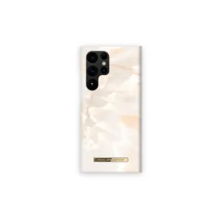 Ideal of Sweden Coque arrière Rose Pearl Marble Galaxy S23 Ultra
