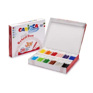 Carioca Feutres de coloriage Schoolbox Joy 288 pièces